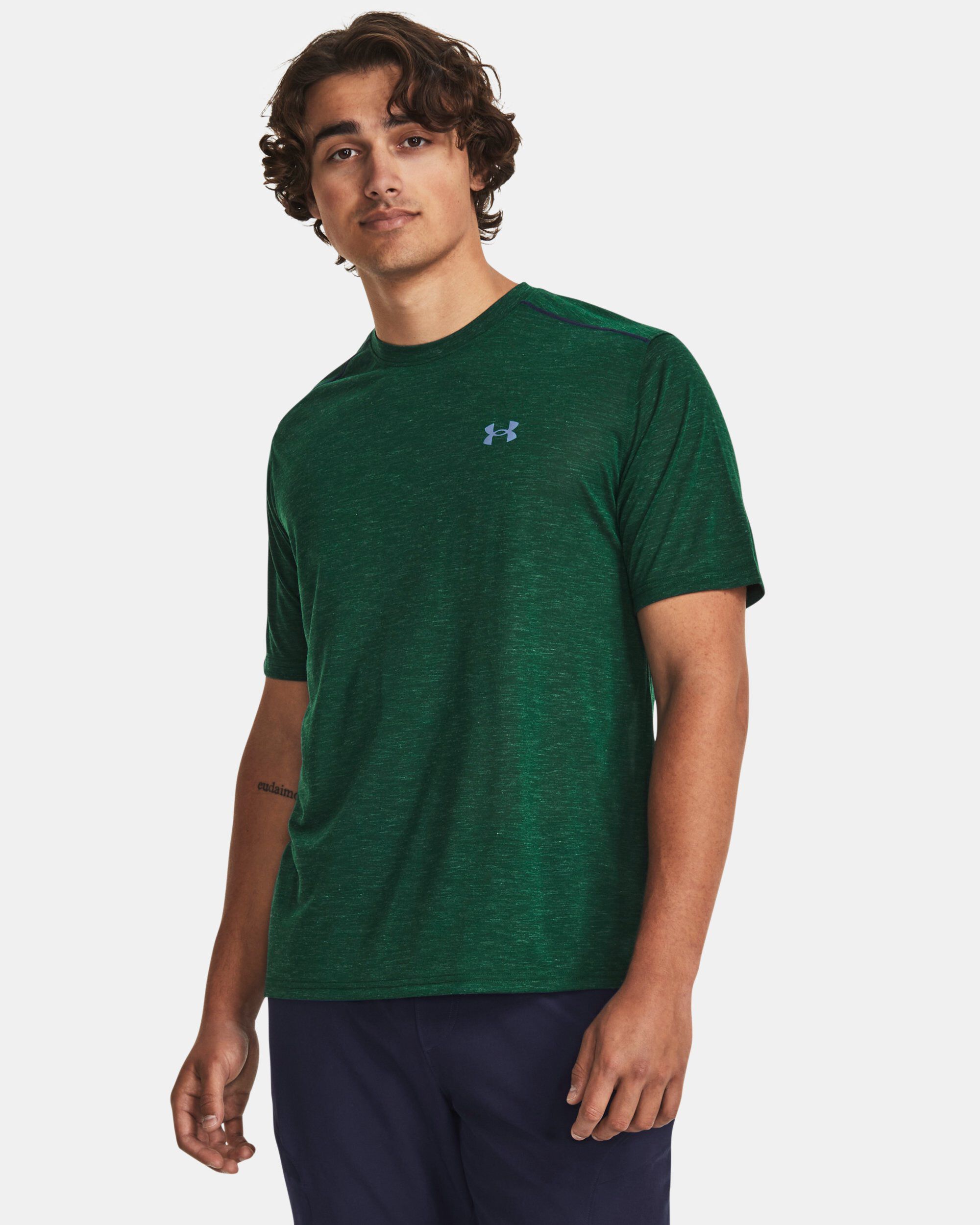 Green under armour t shirt hotsell