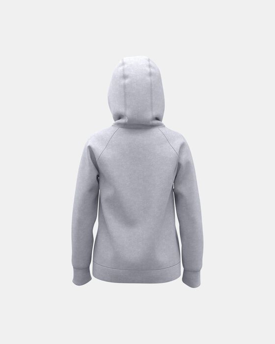 Girls' UA Rival Fleece Logo Hoodie image number 2