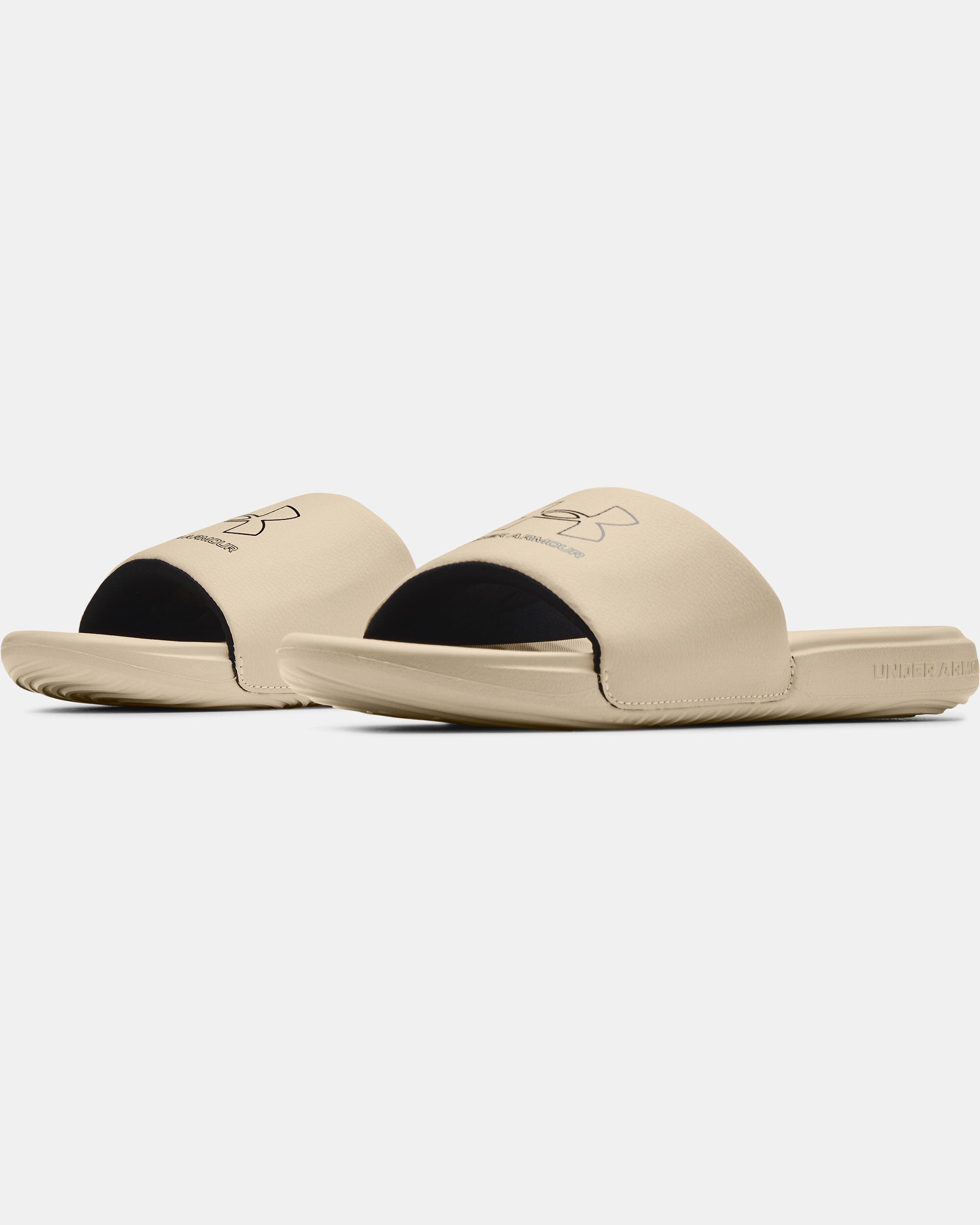Under armour clearance slides mens