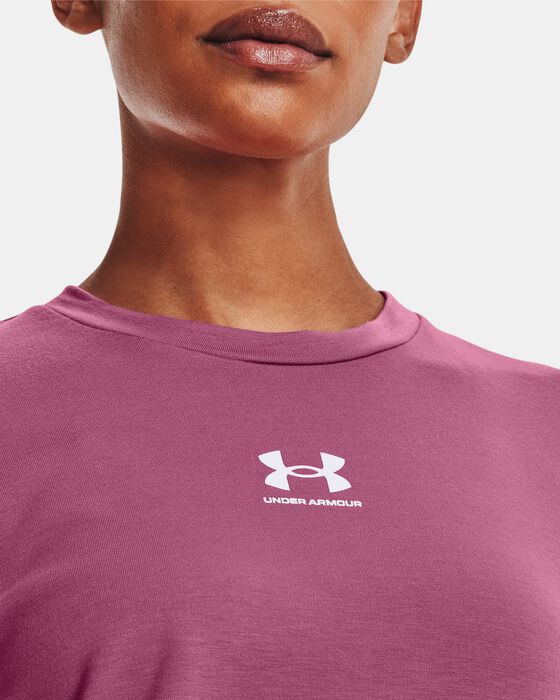 Women's UA Rival Terry Crew image number 3