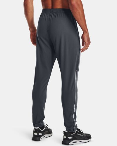 Under Armour Pique Track Pants Pitch Gray/White 1366203-012 - Free Shipping  at LASC