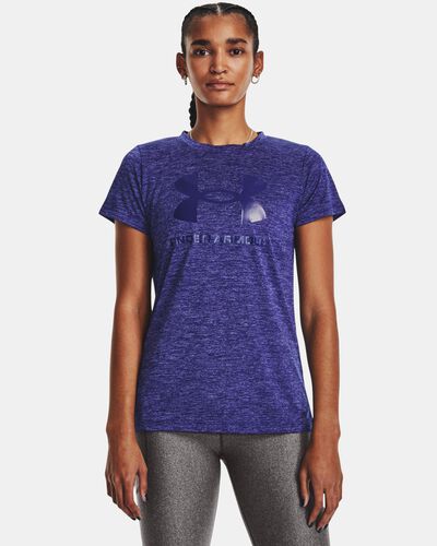 Women's UA Tech™ Twist Big Logo Gel Short Sleeve