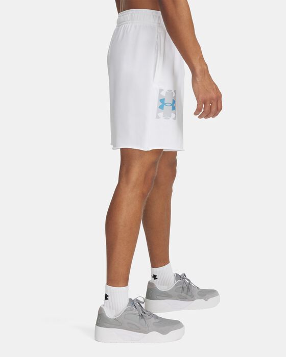 Men's UA Rival Terry Logo 8" Shorts Men's UA Rival Terry Logo 8" Shorts image number 1