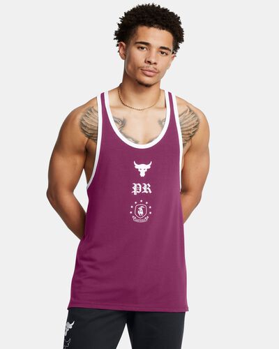 Men's Project Rock Badge Of Honor Racer Tank