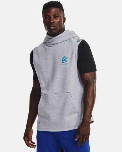 Men's Curry Fleece Sleeveless Hoodie