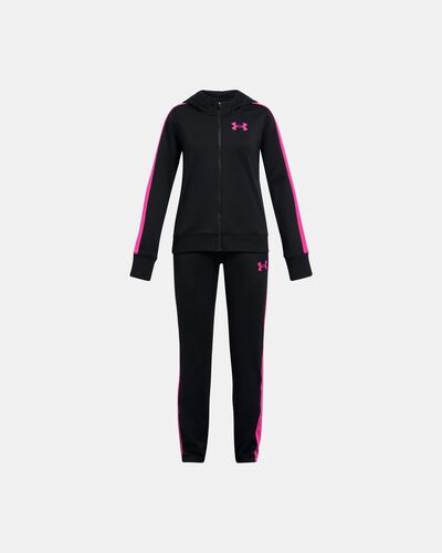 Girls' UA Knit Hooded Track Suit