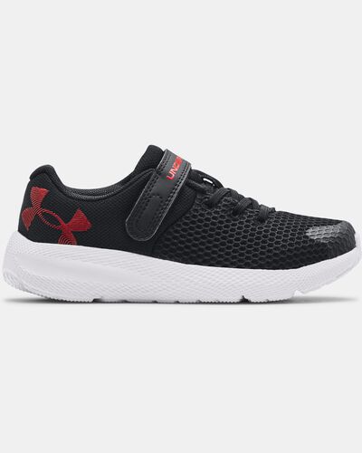 Boys' Pre-School UA Pursuit 2 AC Big Logo Running Shoes
