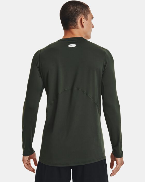 Men's HeatGear® Armour Fitted Long Sleeve image number 1