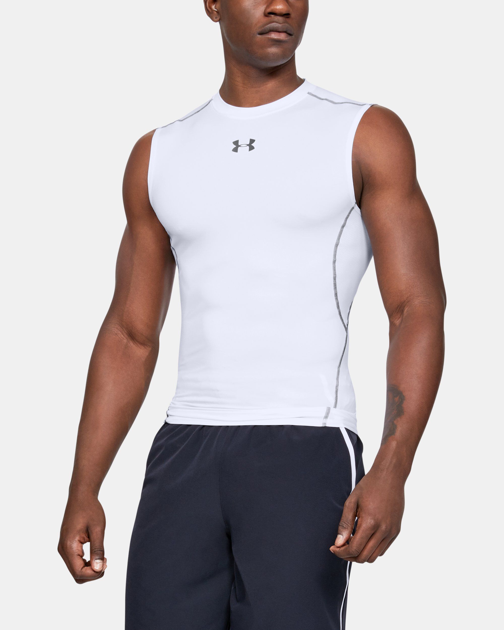 Sleeveless shop compression shirt