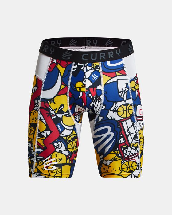 Men's Curry HeatGear ® Printed Shorts image number 0