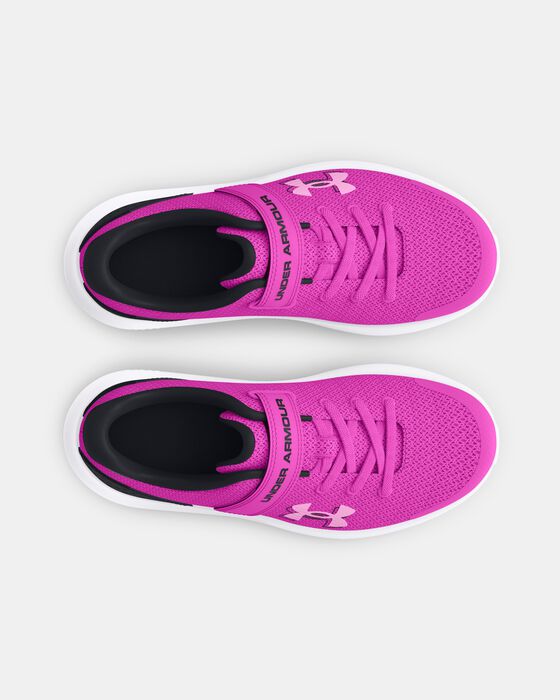Girls' Pre-School UA Surge 4 AC Running Shoes image number 2