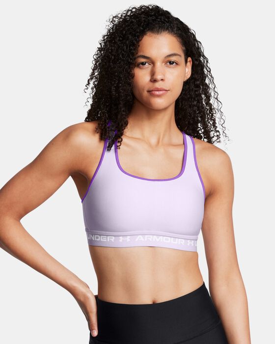 Women's Armour® Mid Crossback Sports Bra image number 0