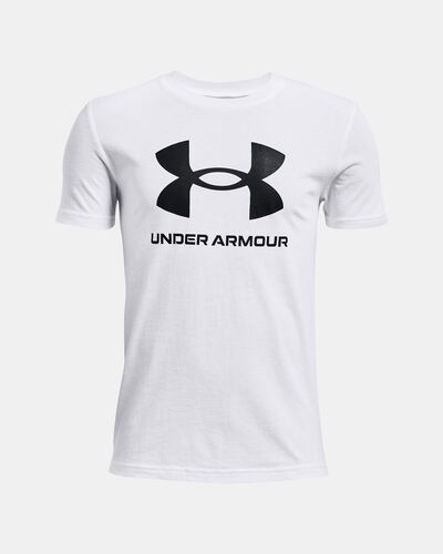 Boys' UA Sportstyle Logo Short Sleeve