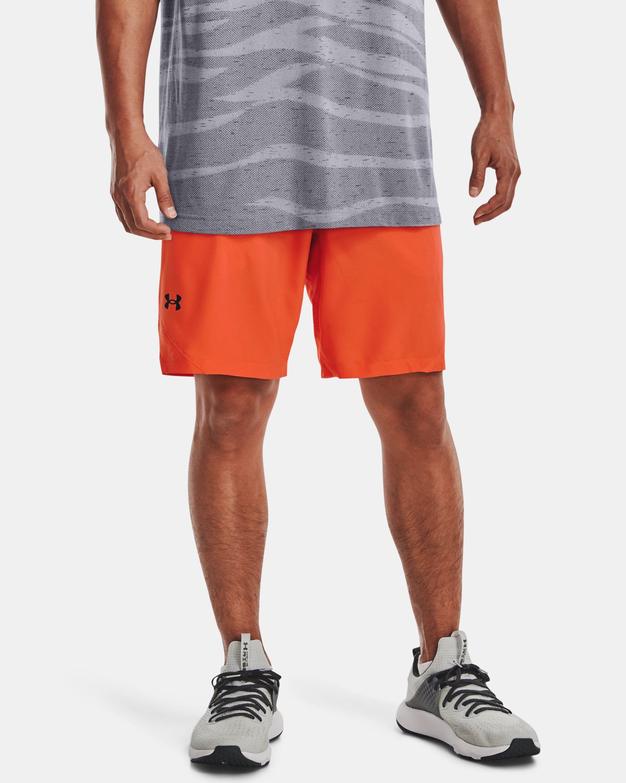 Orange under armour shorts discount