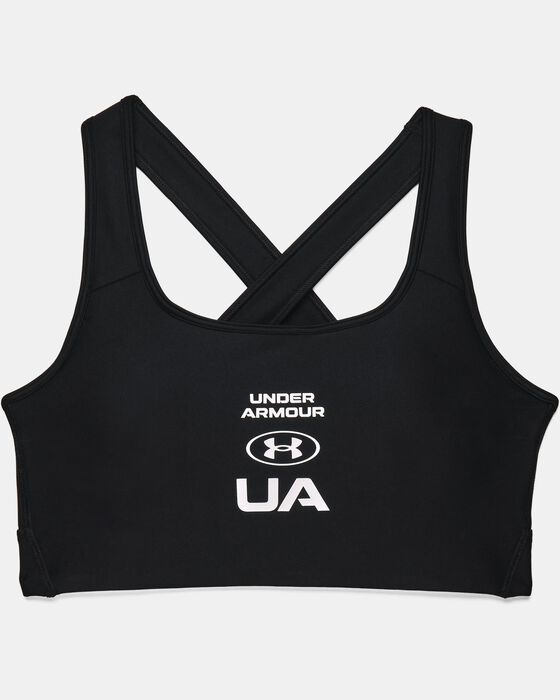 Women's Armour® Mid Crossback Graphic Sports Bra image number 8