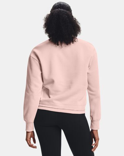 Women's UA Rival Fleece Mesh Crew
