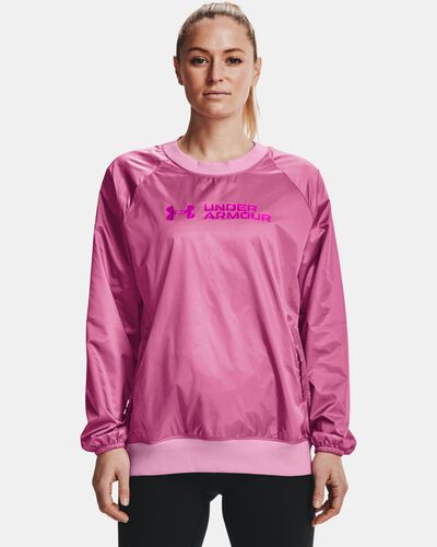 Women's UA RECOVER™ Woven Shine Crew
