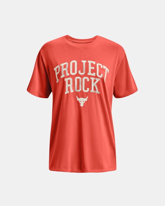Women's Project Rock Heavyweight Campus T-Shirt Women's Project Rock Heavyweight Campus T-Shirt image number 4