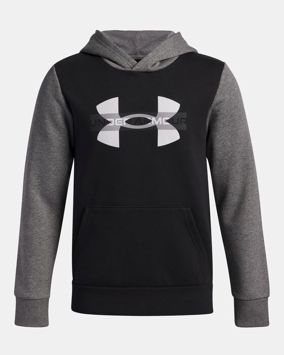 UA Rival Fleece Colorblock Graphic image number 0