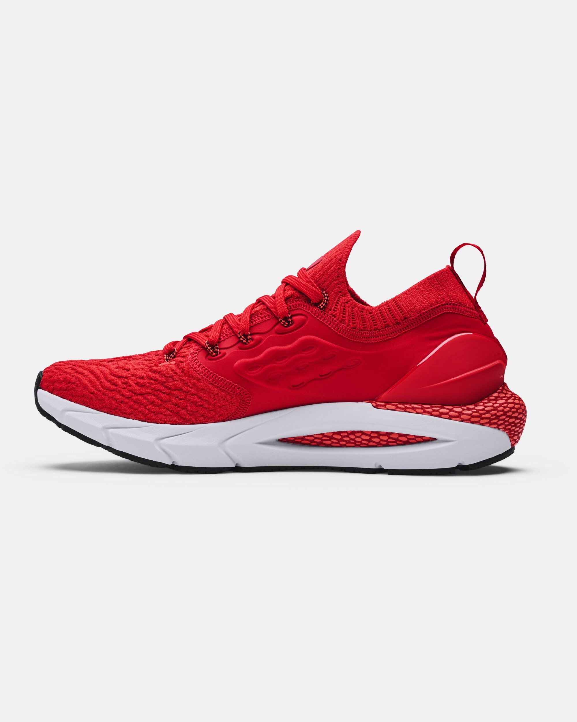 Red under store armour shoes