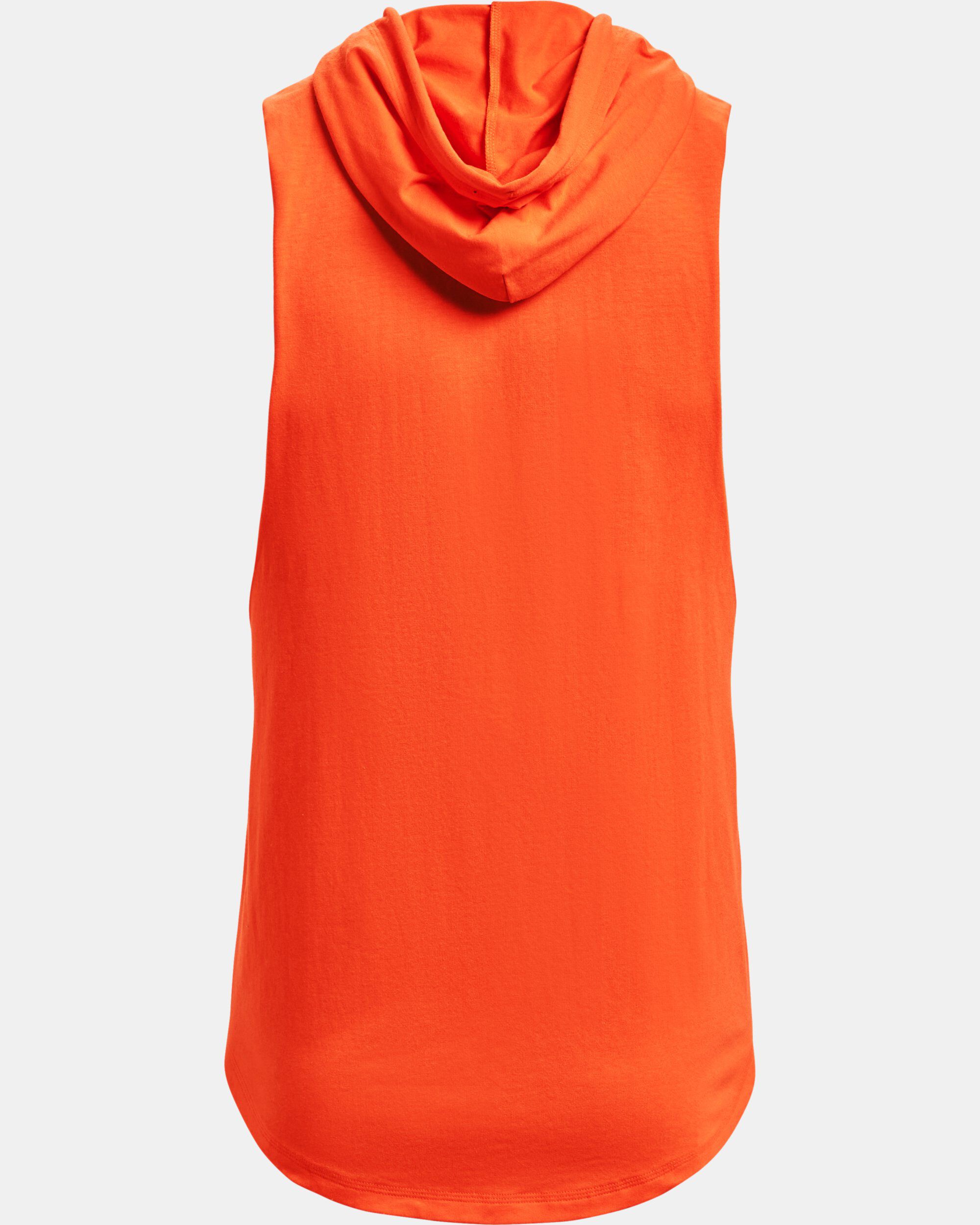 Under Armour Men s Project Rock Sleeveless Hoodie Orange in Dubai UAE