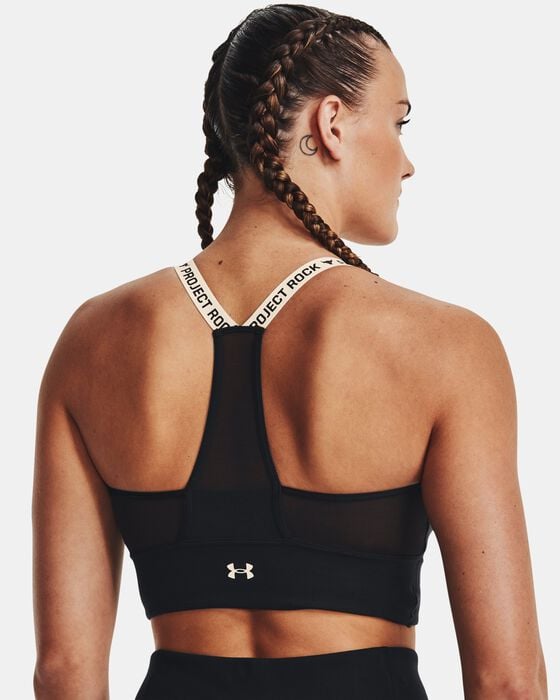 Women's Project Rock Infinity Mid Sports Bra image number 3
