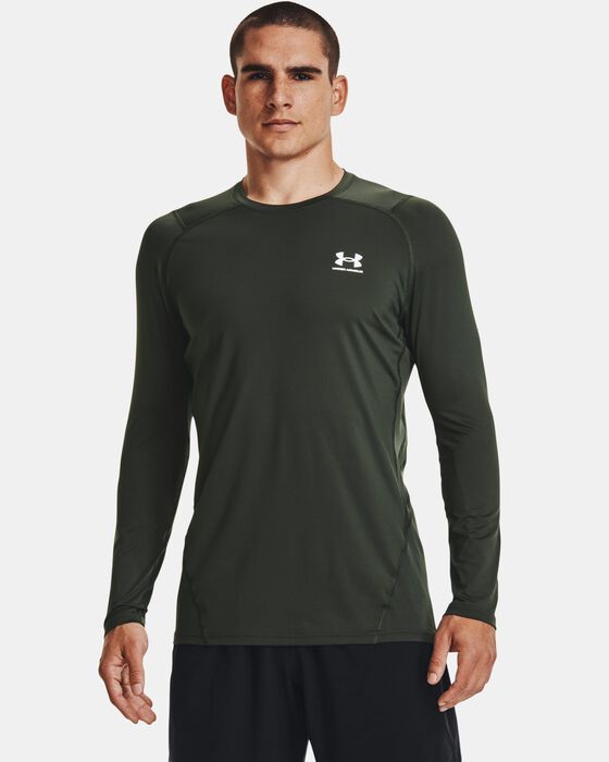 Men's HeatGear® Armour Fitted Long Sleeve image number 0