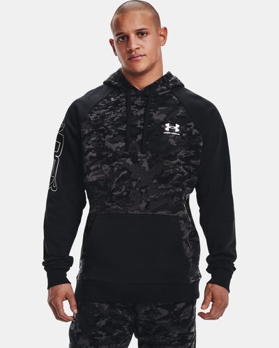 Men's UA Rival Fleece Camo Script Hoodie