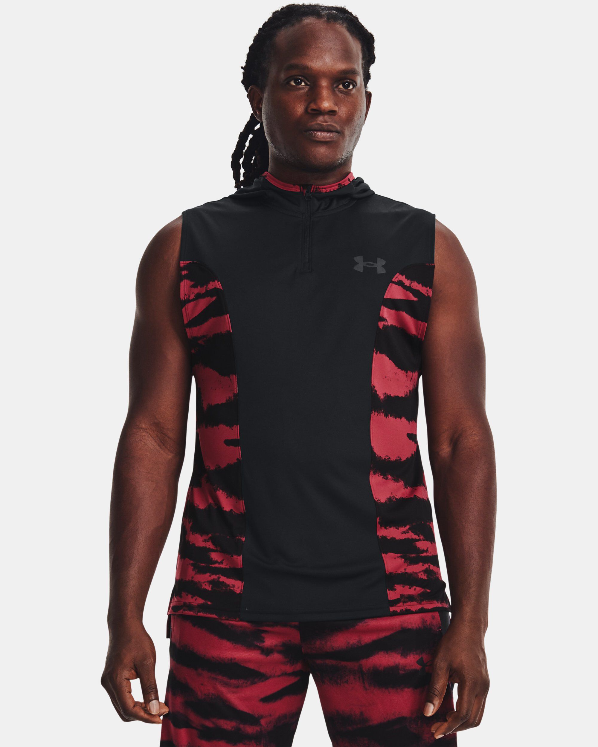 Under armour baseline sleeveless deals hoodie