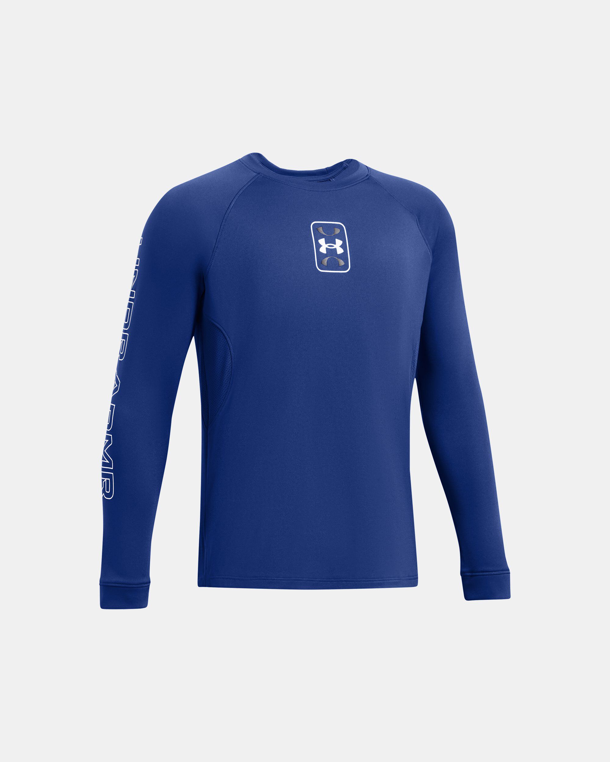 Buy Boys UA Zone Shooting Shirt Blue in Dubai UAE Under Armour