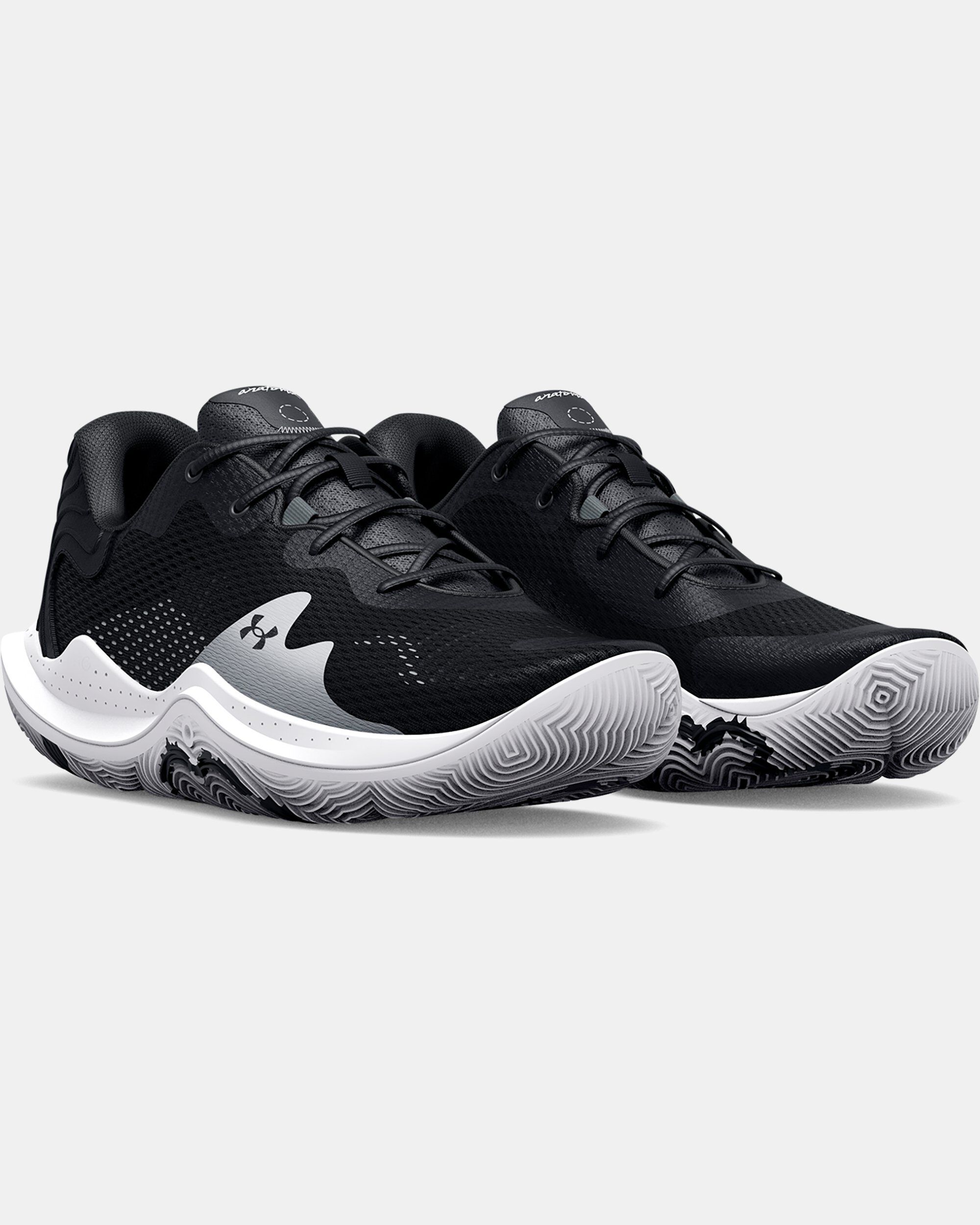 Under Armour Unisex UA Spawn 4 Basketball Shoes Black in Dubai UAE