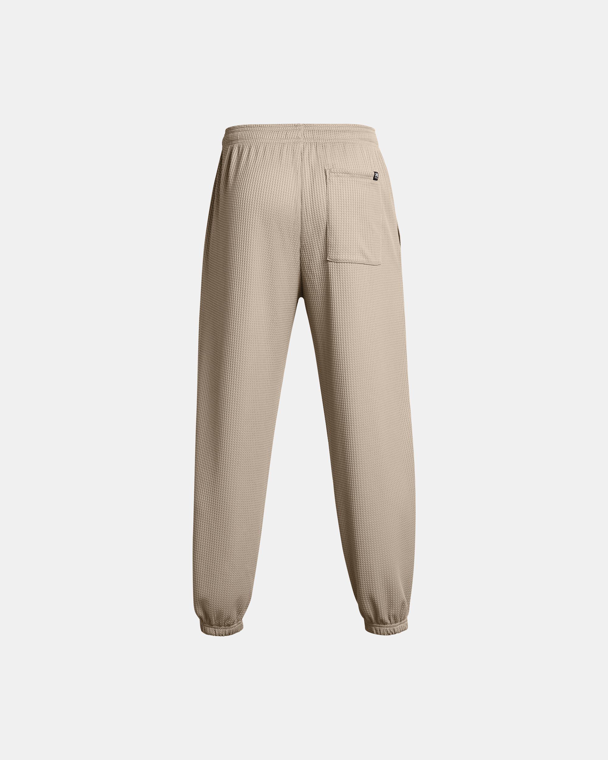 Shop Under Armour UA Rival Waffle Men's Joggers Brown in Dubai, UAE