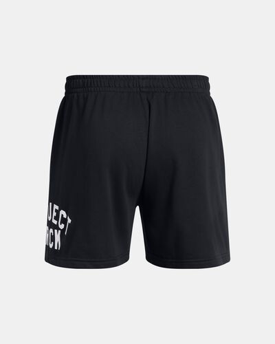 Men's Project Rock Terry Fleece Badge Of Honor Shorts