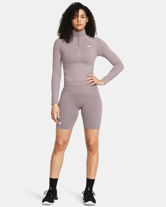Women's UA Train Seamless Shorts Women's UA Train Seamless Shorts image number 2