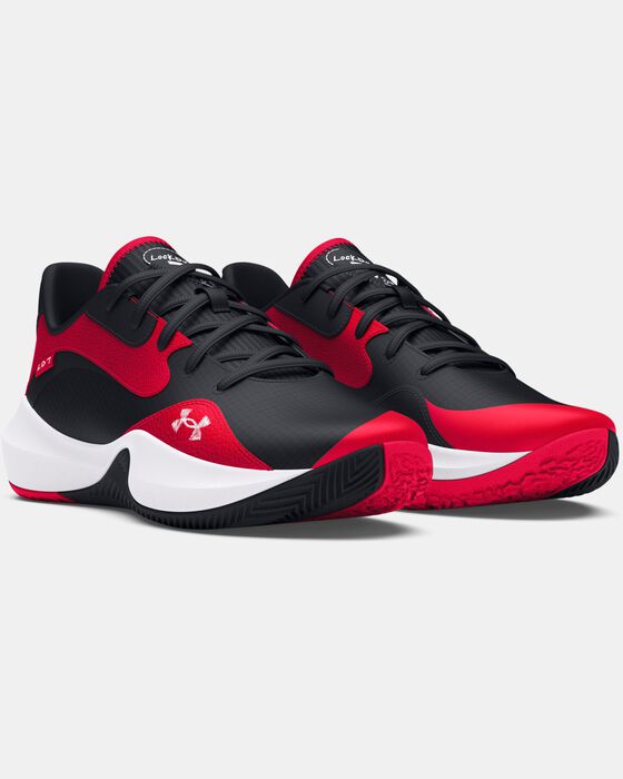 Unisex UA Lockdown 7 Low Basketball Shoes image number 3