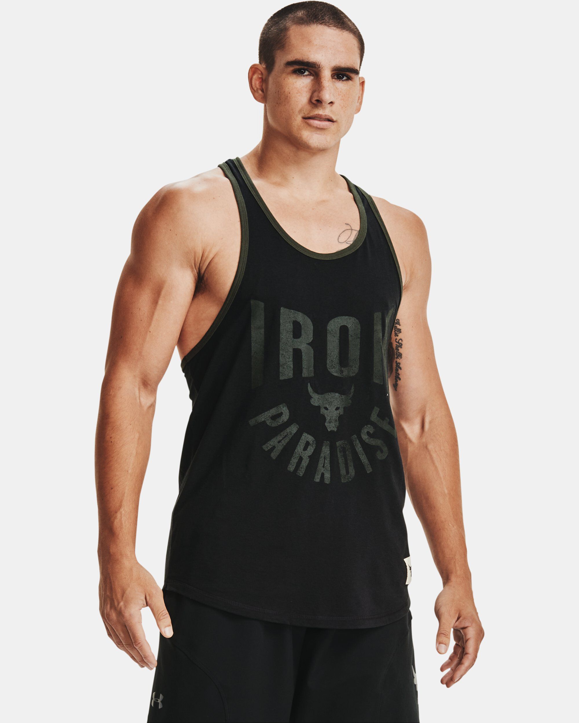 Under Armour Men s Project Rock Iron Paradise Tank Black in Dubai UAE