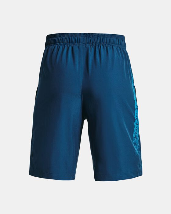 Boys' UA Woven Graphic Shorts image number 1