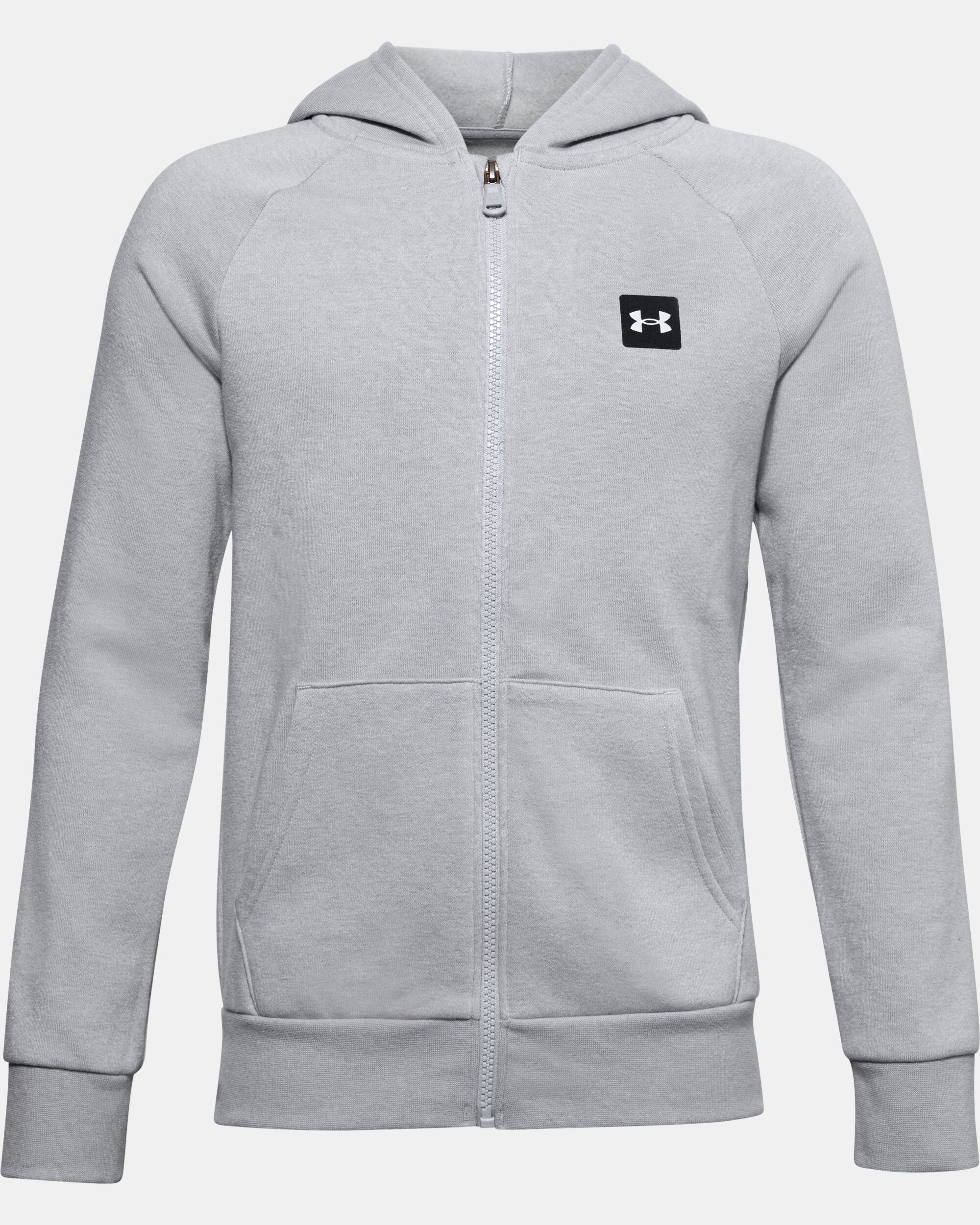 Under armour boys sales full zip fleece hoodie
