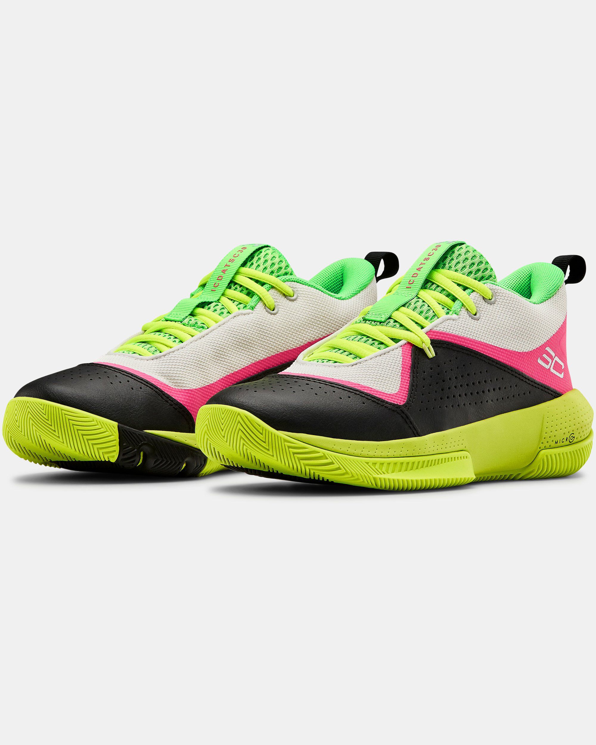 Buy Grade School UA SC 3ZER0 IV Basketball Shoes White in Dubai UAE Under Armour