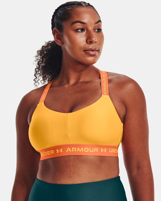 Women's UA Crossback Low Sports Bra image number 3