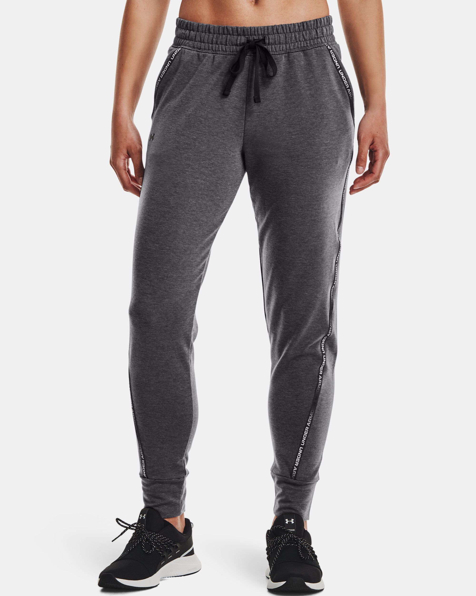 Women's ua fleece taped wordmark pants 2025