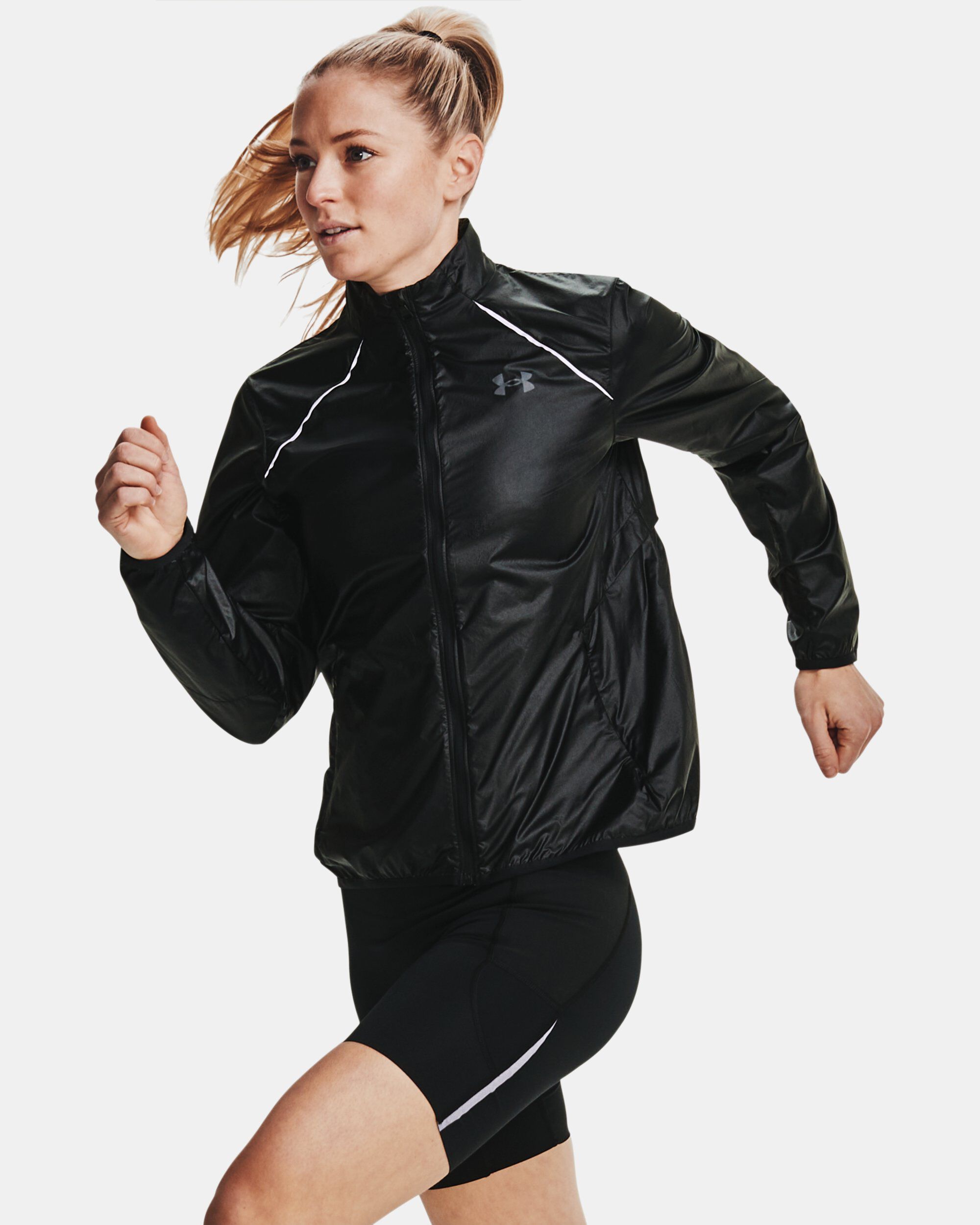 Womens under armour running jacket store