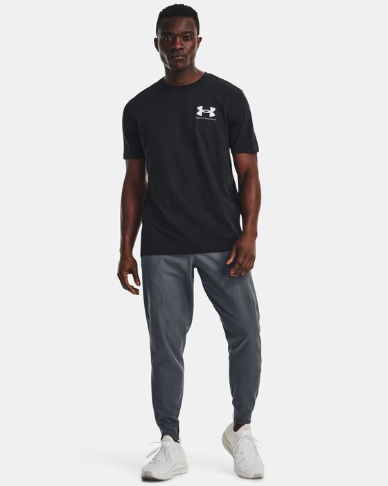 Men's UA ABC Camo Fill Wordmark Short Sleeve image number 2