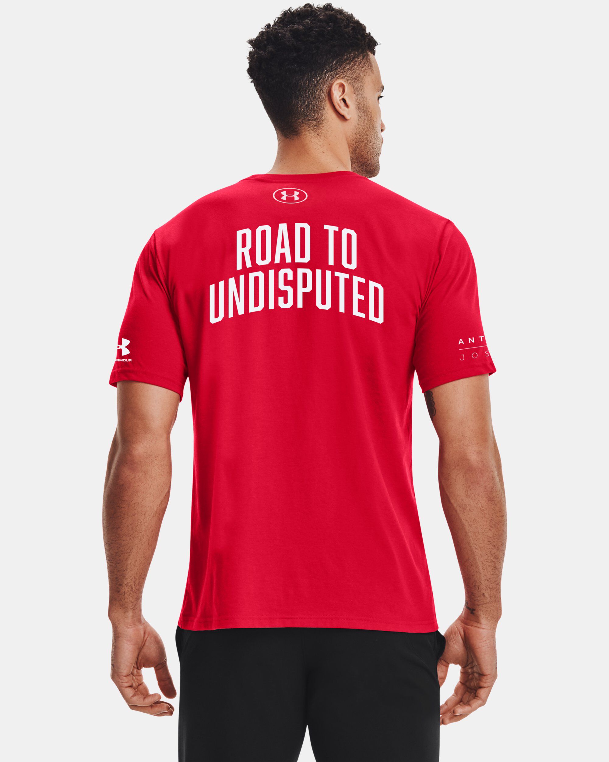 Under Armour Men s UA Anthony Joshua Train T Shirt Red in Dubai UAE