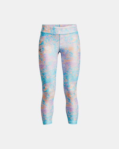 Girls' HeatGear® Armour Printed Ankle Crop