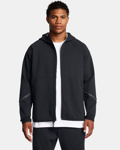 Men's UA Unstoppable Fleece Grid Full-Zip