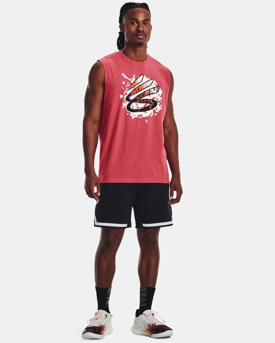 Men's Curry Sleeveless T-Shirt image number 2
