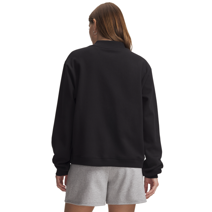 UA Icon Fleece Wordmark Mock Neck image number 2
