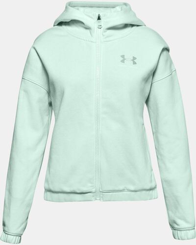 Girls' UA Rival Fleece Full Zip Hoodie