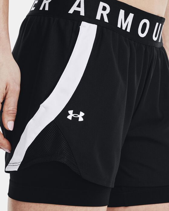 Women's UA Play Up 2-in-1 Shorts image number 5